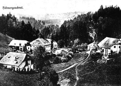 Huehnergeschrei Altenfelden Oberösterreich historische Ansicht